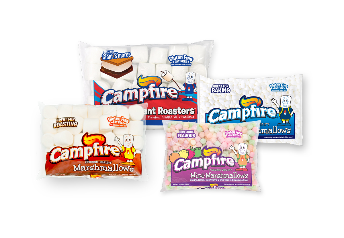 Four bags of Campfire Marshmallows