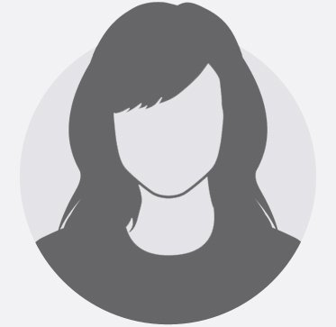 Dark gray female icon
