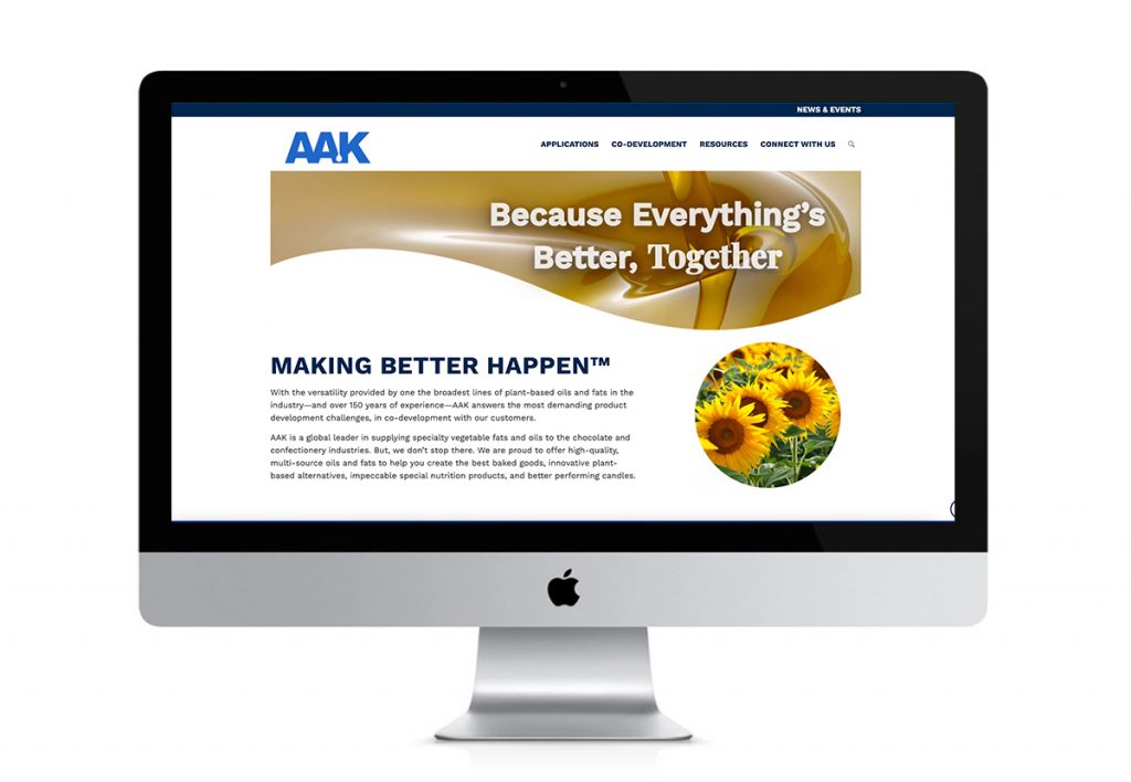 AAK-landingpage landing page