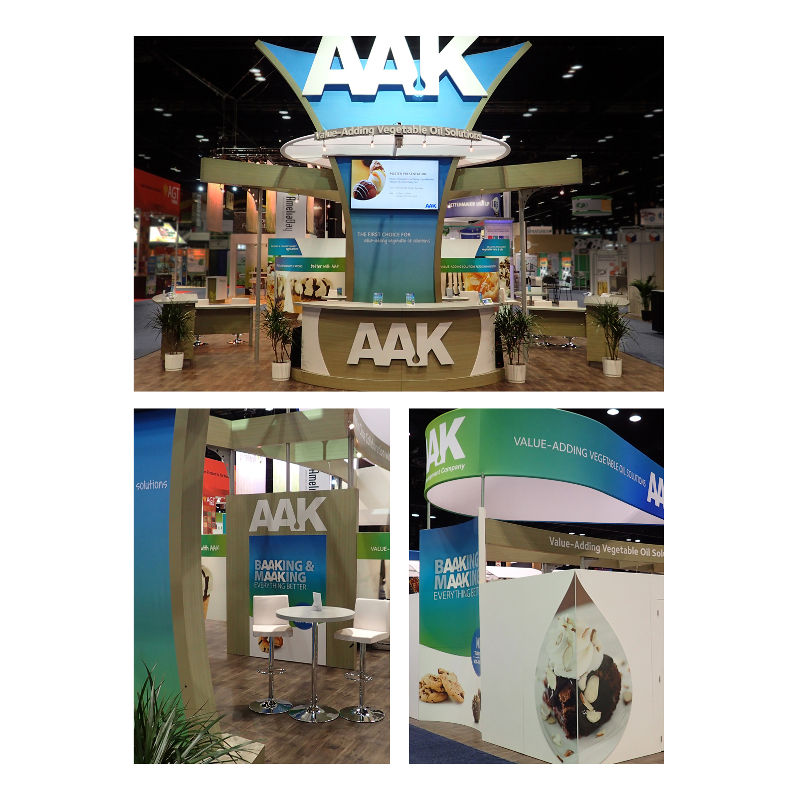 AAK booth views of AAK booth at tradeshow