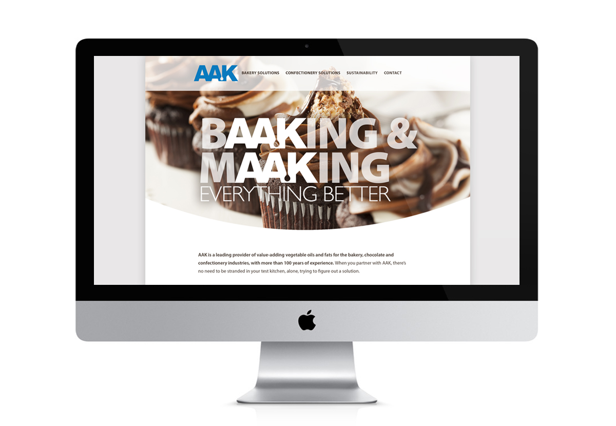 AAK Solutions website AAK Solutions website screenshot
