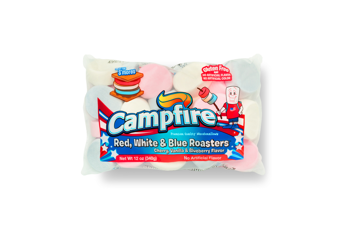 Campfire product Red, White and Blue Campfire marshmallows