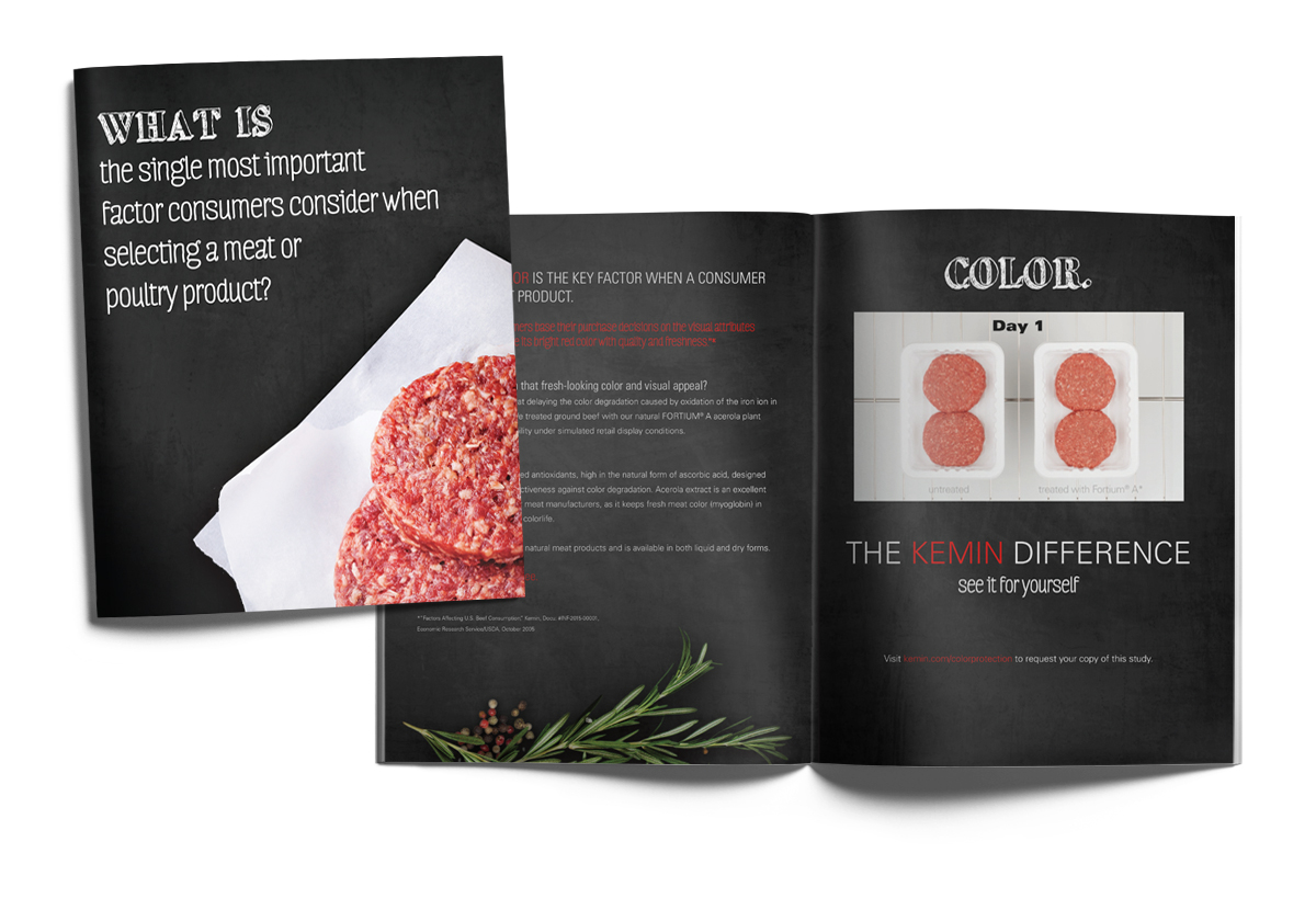 Kemin brochure Brochure of meat selections
