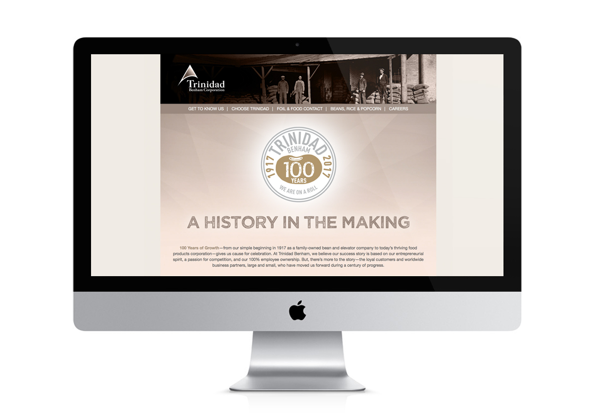 Screenshot of Trinidad website