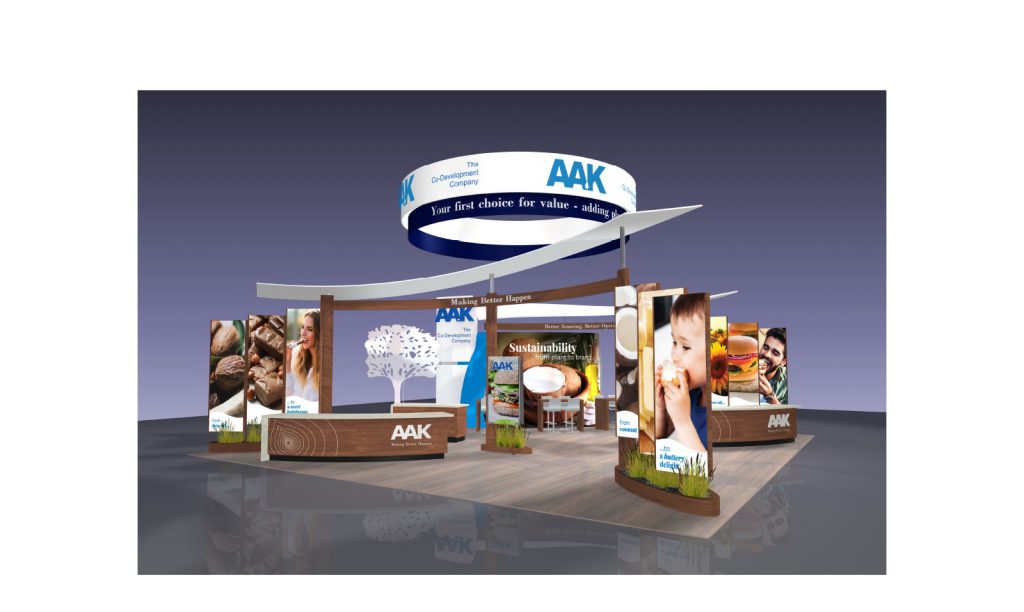 AAK booth AAK booth rendering