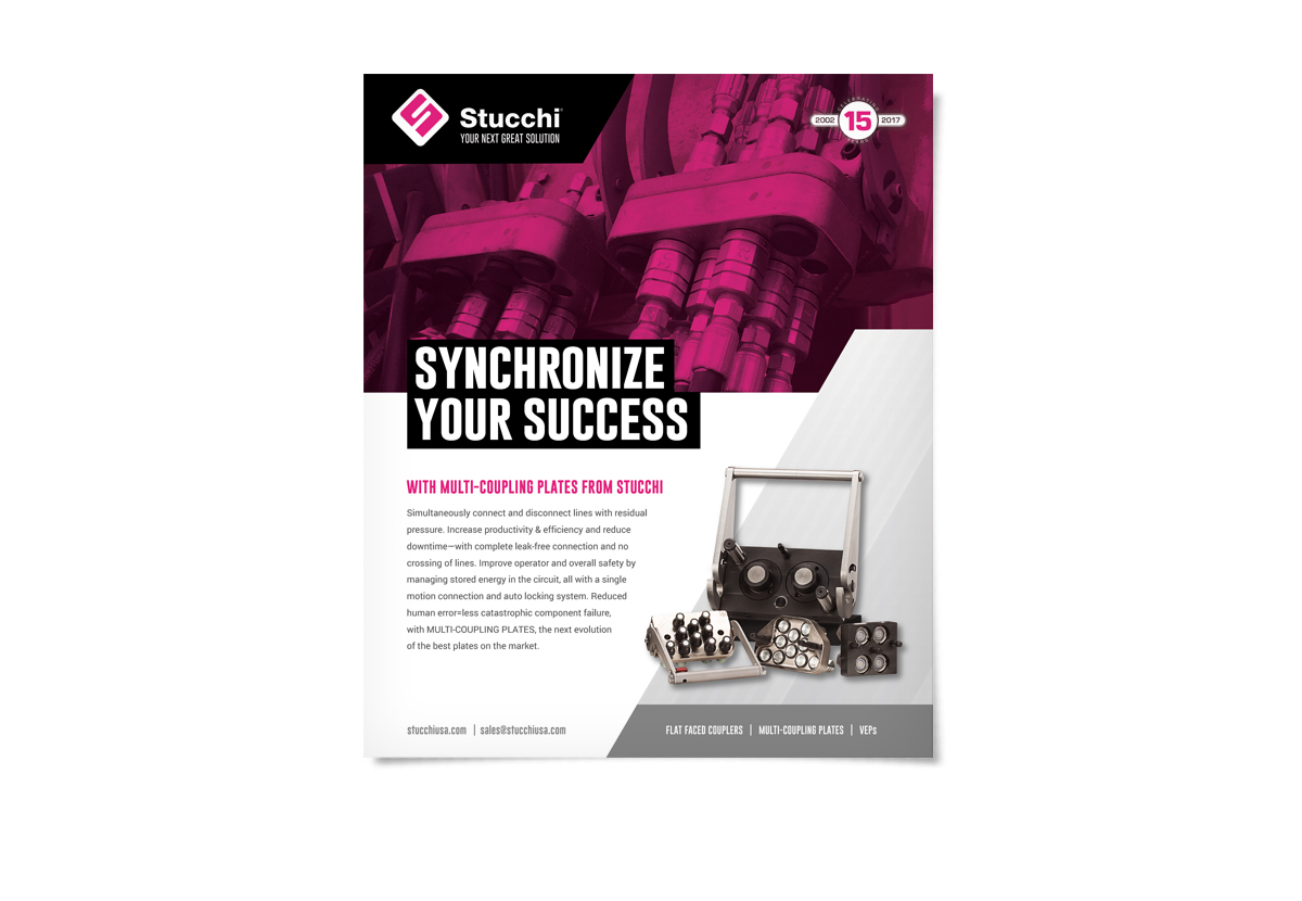 Stucchi ad Synchronize Your Success multi-coupling ad
