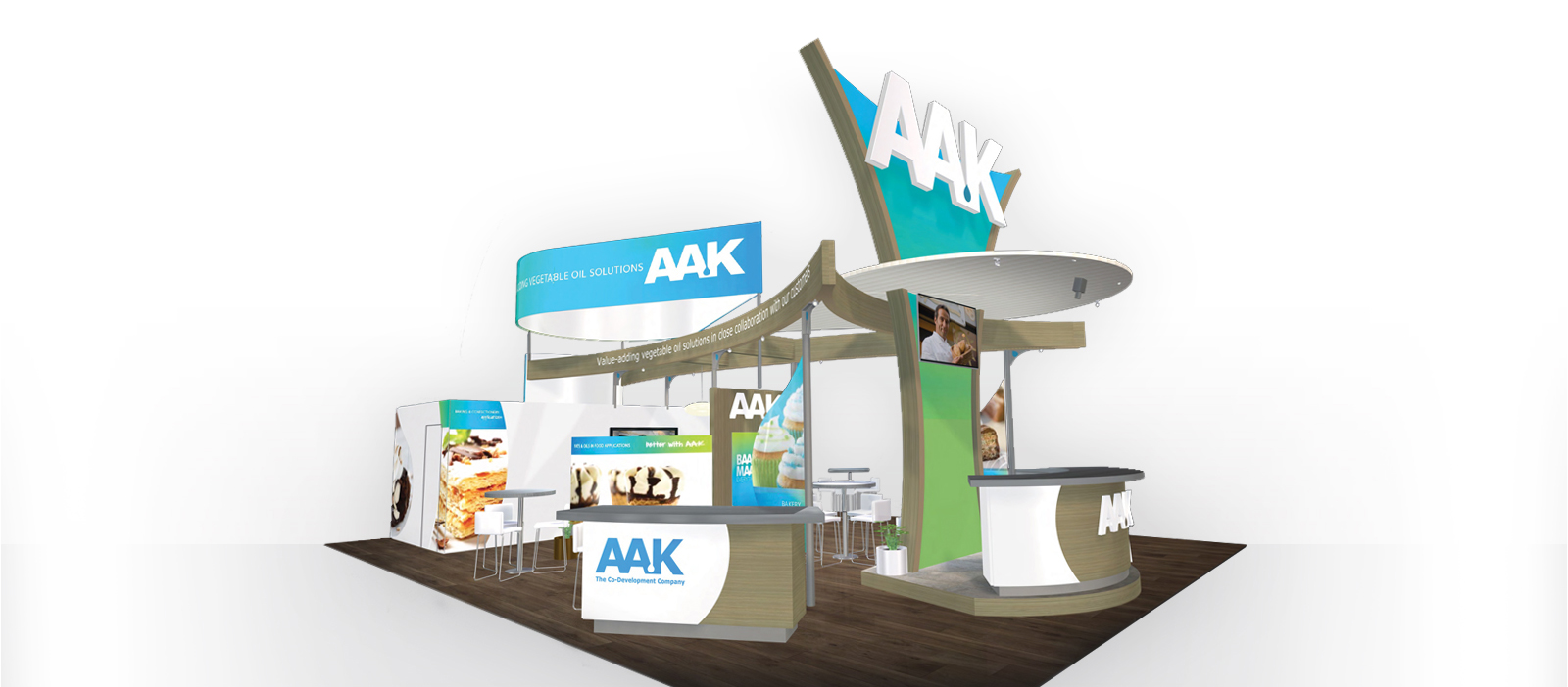 AAK booth AAK booth mock up