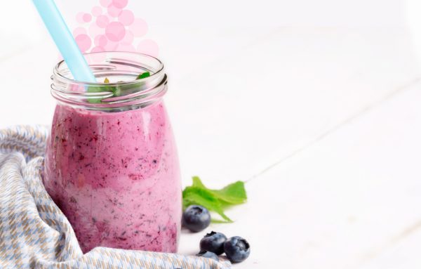 smoothie in a jar