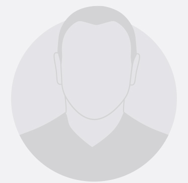 greyscale of a man with short hair