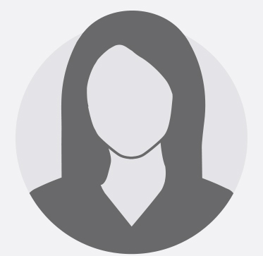 Dark gray female icon