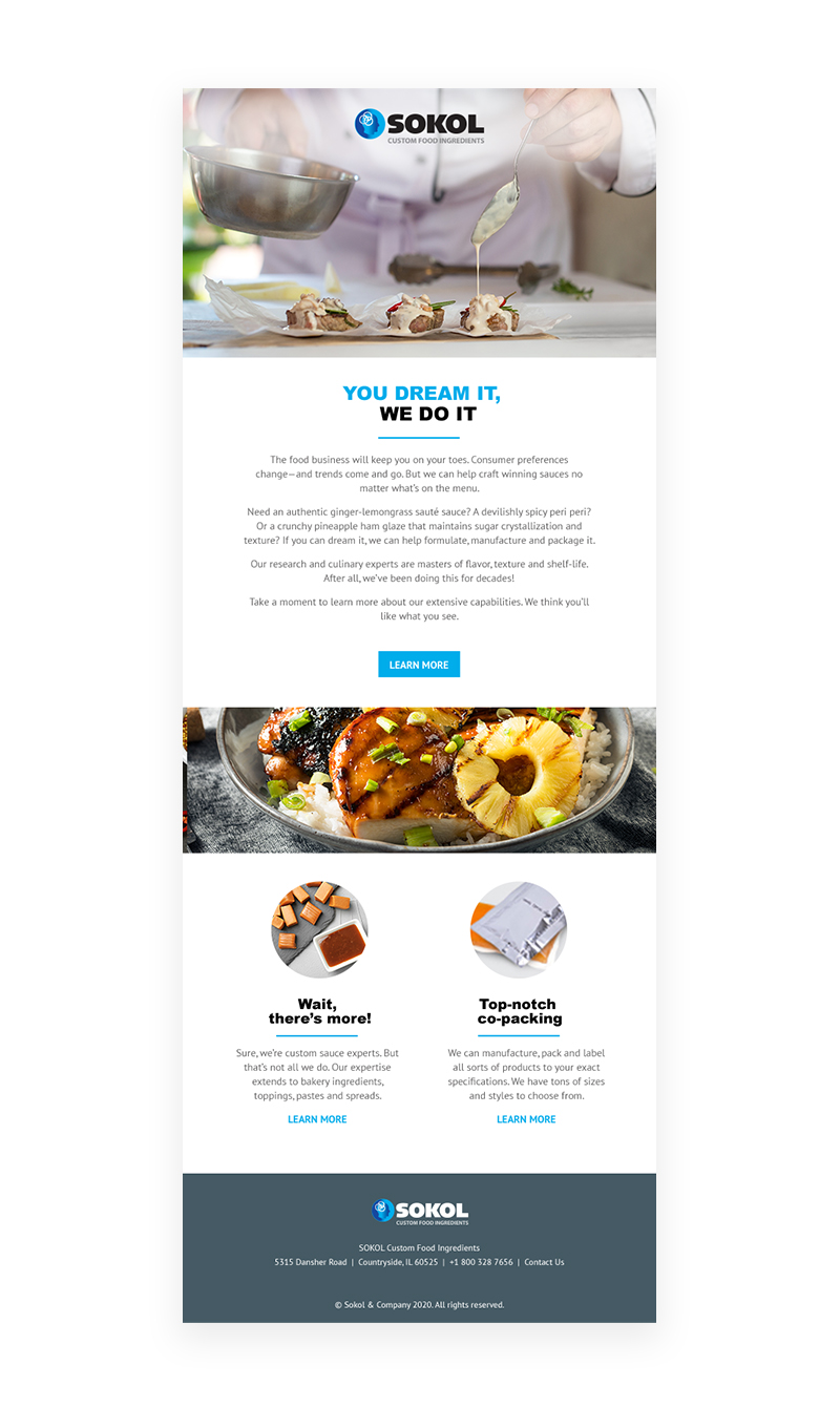 Sokol Custom Food Ingredients | ColinKurtis