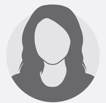 Dark gray female icon