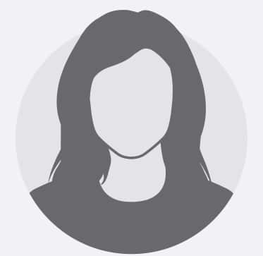 Dark gray female icon